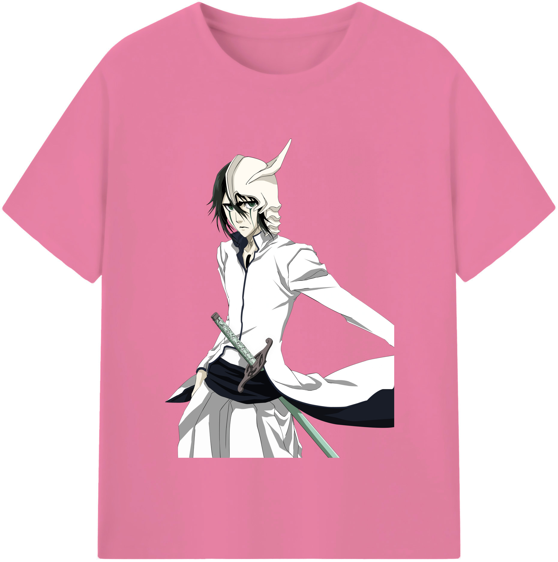 （画像用） ブリーチ ウルキオラ·シファー BLEACH Ulquiorra cifer 綿100％半袖Tシャツ（フロントプリント）